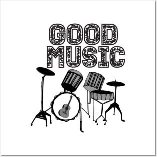 Good music tee design birthday gift graphic Posters and Art